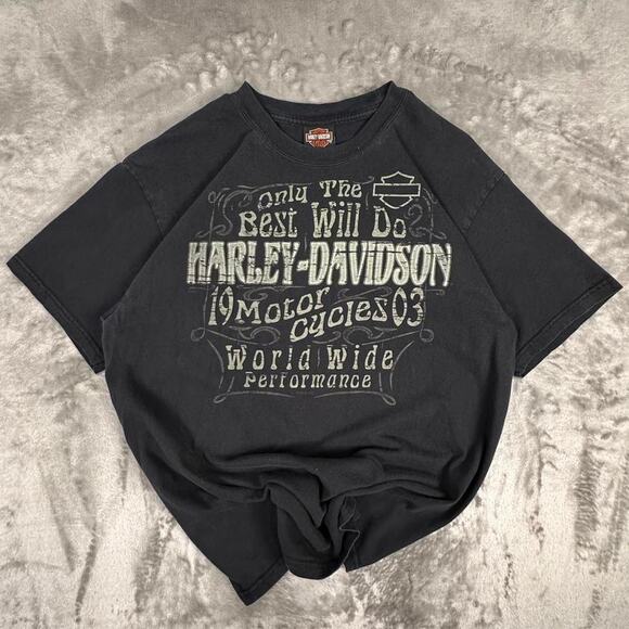 Harley-Davidson The New Timpanogos Utah Black Mountain Graphic T-shirt L - Picture 1 of 6